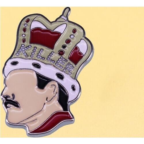 Funny King Lapel Badges Cute Metal Cartoon Brooch Women Fashion Jewelry Gifts Pack Clothes Brooch