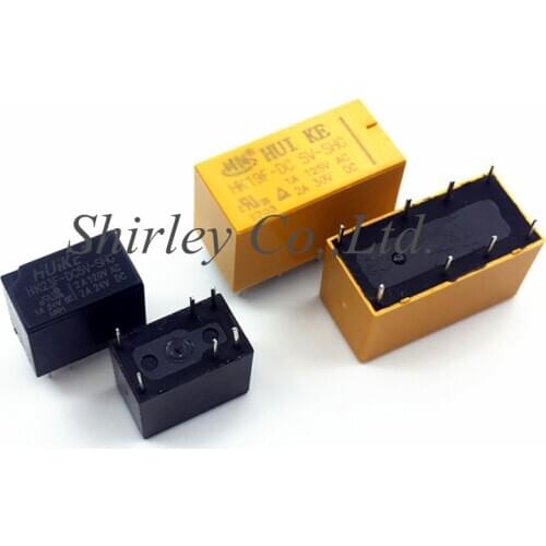 100% new Original Relay HUI KE HK23F-DC5V-SHG HK23F-DC12V-SHG HK23F-DC24V-SHG 2A 120VAC 24VDC 6pin