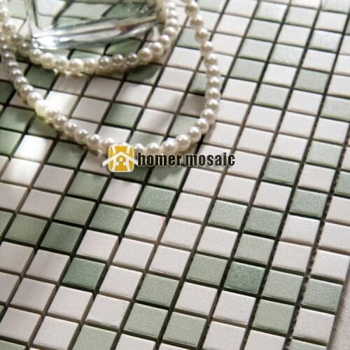 15x15mm ceramc mosaic for bathroom shower mosaic kitchen backsplash wall and floor mosaic tiles thickness 8mm