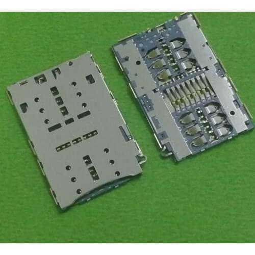 2PCS Sim Card Socket Slot Holder Tray Replacement Parts For Xiaomi Mi5 Redmi Note 6 Pro 5 Plus Mi A1 Mi5X Gionee F6 F6L