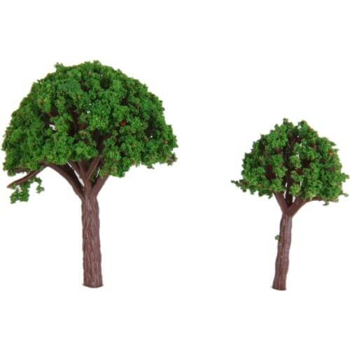 50pcs Trees Model Forest Plants Making Accessories Z T Scale Train Railway Railroad Scenery Diorama or Layout
