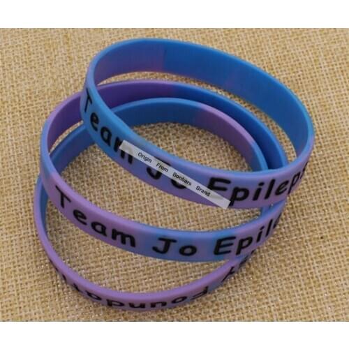 500pcsX DHL Free Shipping Fashion Women Men Cheap Silicone Rubber Band Logo Sreen Print Custom 12mm Height Gift Bands