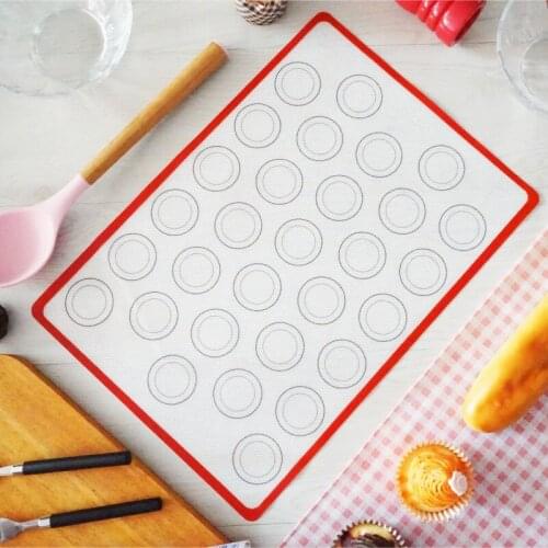 Non-Stick Silicone Baking Pad Macaron Oven Mat Sheet Liner Pastry Kneading Dough Cookie Biscuits Bread Baking Mat Kitchen Tools