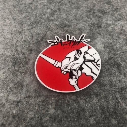 Car Stickers Guitar Auto Motorcycle Helmet Decorate Decals for Classic Cartoon Anime New Century Unit No. 1 Runaway