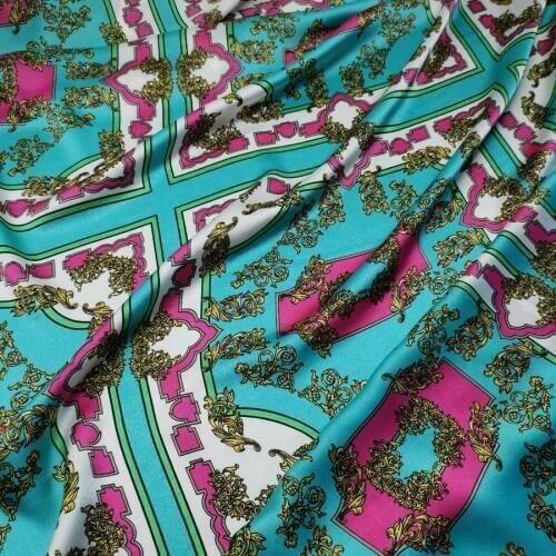 Glossy Soft Pajamas Fabric Evening Dress Satin Silky ancient ways Fabric Crepe satin Soft DIY Sewing Craft Material