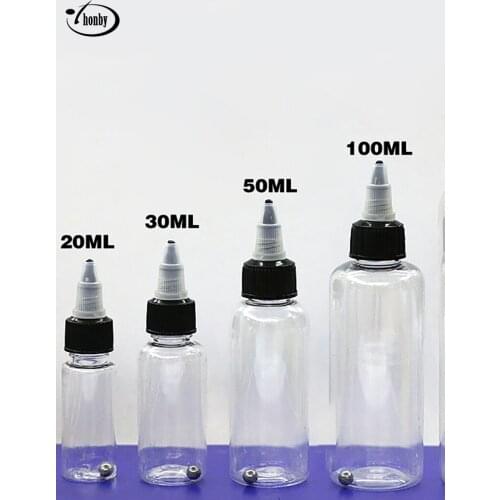 Paint Liquid Bottle With Stirring Beads Gundam Military Model Tools Painting Coloring Corrosion Resistance Paint Empty Bottle