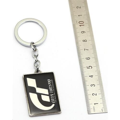 Hot Game Gran Turismo GT Keychain Racing Logo Pendant Metal Key Ring Holder Men Car Women Bag Key Chain Chaveiro Jewelry