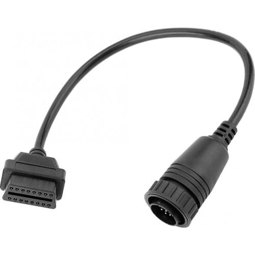 14 Pin to OBD2 16 Pin Adaptor Cable for Mercedes-Benz Sprinter Plastic + Copper Wire Adapter Auto Diagnostic Tool