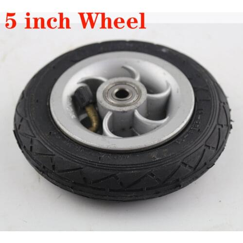 Lightning shipment 5x1 Inner Tube 5 inch Wheel and Metal Hub fit Electric Pneumatic Wheel Gocart CasterVehicle