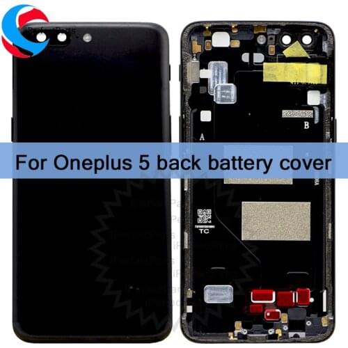 New Battery Cover Case For Oneplus 5 Back Housing Cover Back Housing Battery Replacement Door For Oneplus five a5000 back cover