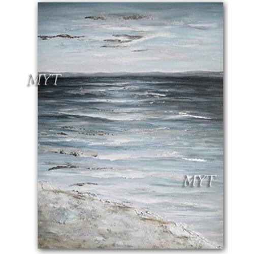 Simple 100% Hand Painted Abstract Design Oil Painting Wall Art Unframed Acrylic Paintings Home Wall Decoration Free Shipping