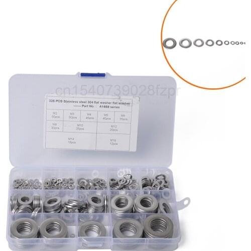 The Best-selling Products Are Packed in 325 Boxes. There Are 10 Specifications of M2-16m Round Stainless Steel Gaskets