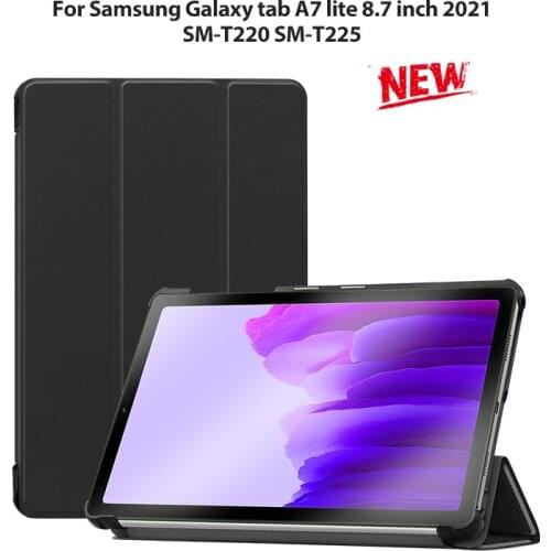 Smart Ultra Stand Cover Case for 2021 Samsung Galaxy Tab A7 Lite 8.7" Tablet for SM-T220 SM-T225 Magnetic Funda Capa
