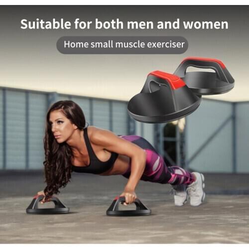 1Pair Fitness Push Up Bracket Bar Stands Wide Handle Comfort Grips Workout Equipment Rotating Circular Fitness Accessories