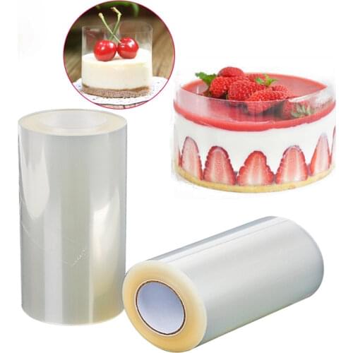 1 Roll Cake Surround Film Transparent Cake Collar Mousse Chocolate Pastry Cakes Mold for Baking Accessories Kitchen Supplies