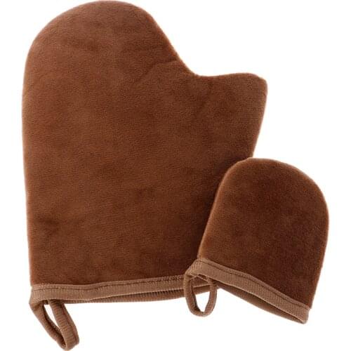 1Pc Body Cleaning Glove Reusable Body Self Tan Applicator Tanning Gloves Cream Lotion Mousse