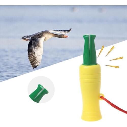 1Pc Outdoor Hunting Imitation Duck Called Whistle Lure Wild Duck Pheasant Wild Goose Plastic Whistle