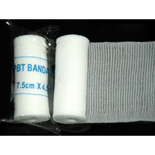 10rolls 7.5cmx4.5m PBT Elastic Bandage Family First Aid Kit Accessories Gauze roll Wound Dressing Medical Emergency Care Bandage