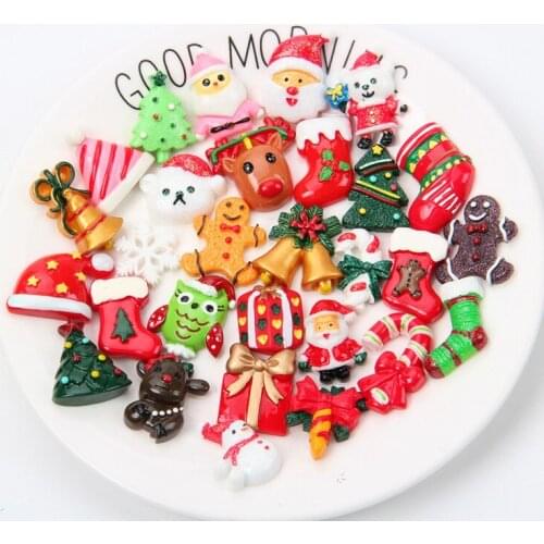 10pcs Christmas Fridge Magnet Gifts kawaii Halloween Resin Refrigerator Fridge Magnet Sticker cute Home Decor Garden Decoration
