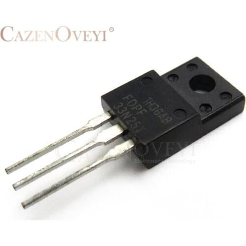 10pcs/lot FDPF33N25T FDPF 33N25T TO-220F In Stock