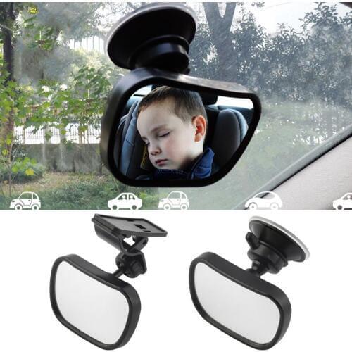2 In 1 Baby Car Mirror Car Safety View Back Seat Mirror Adjustable Auto Kids Monitor Safety Reverse Safety Seat Baby Car Mirror