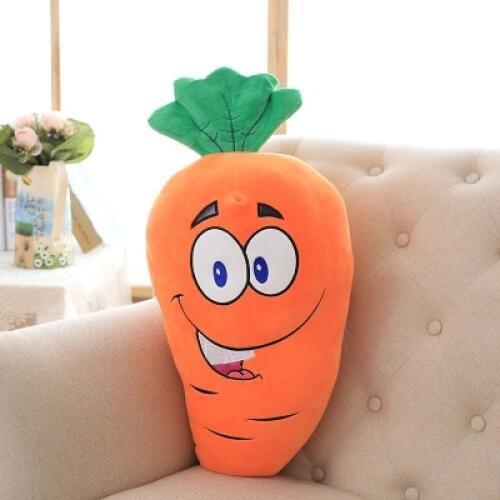 Large 70cm cartoon carrot soft plush toy throw pillow birthday gift b0895