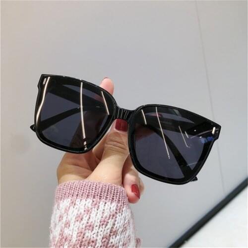 Brand 2021 Design Women Sunglasses Luxury Glasses Lady Square Sunglass 2020 Gradient Pink Blue Lens Men Eyeglasses W58796