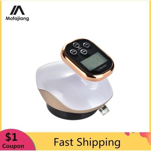 Electric Cupping massager Guasha Scraping EMS Vacuum Suction Cup Heating Fat Burner Body Slimming LCD Display Anti Cellulite