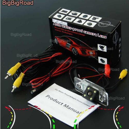 BigBigRoad Car Intelligent Dynamic Track Rear View Camera For BMW 3 5 Series 315 318 320 323 325 E46 E39 E53 X3 X5 X6 X1