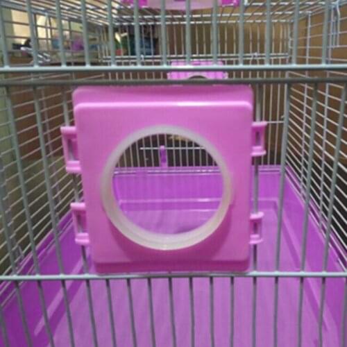 Small Hamster Cage Fittings External Pipe Mouth Baffle Hamsters Toy Cages Tunnel Port Outside Plate
