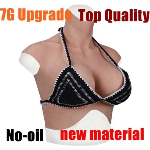7G New Upgrade Top Quality Fake Artificial Boob Realistic Silicone Breast Forms Crossdresser Shemale Transgender Drag Queen