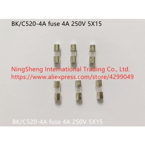 Original new 100% BK/C520-4A fuse 4A 250V 5X15