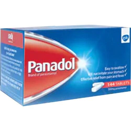 PANADOL 500mg Paracetamol 144 Tablet for Quick Relief From Pain & Fever Approved by the Department of Health Free shipping