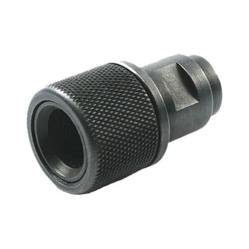 Barrel End Threaded Adapter M8x.75 to 1/2-28 1/2-20 Adapter with Thread Protector 1/2x28 1/2x20 Walther Black P22 S&W M&P22