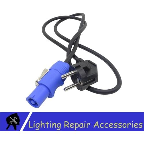 Moving Head Light Powercon EU Plug Power Cable Connector Audio Stage Light Exchange connector Euro plug For European Countries