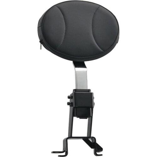 Adjustable Plug-in Driver Rider Backrest Pad with Mounting Kit for Indian Chief 2014-2018 Motorcycle Accessories