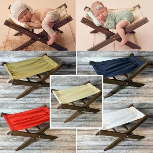 Newborn Baby Photography Props Deck Chair Infant Photo Shooting Fotografia Posing Accessories