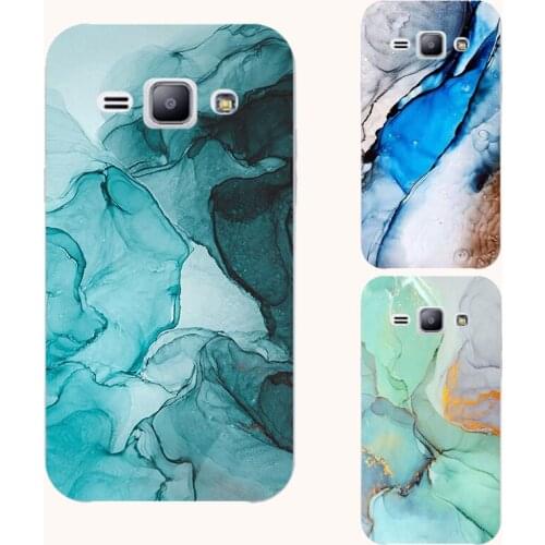 Geometric Water color Marble silicone phone case For Samsung Galaxy A3 A5 A7 A8 J1 2015 Note 2 3 4 5 N7100 aesthetic phone case