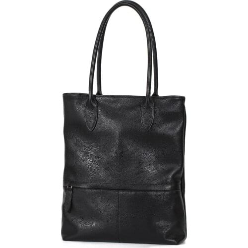 Tote Retro Genuine Cowhide ather Women Bucket Black Bags Vintage Crossbody Luxury Female Handbag Designer 2020 New Trending