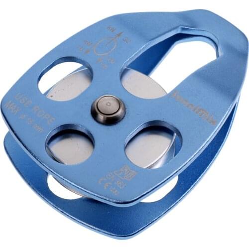 32KN Heavy Duty Pulley Single Sheave Rigging Arborist Rock Climbing