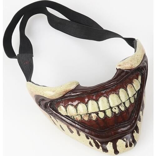 FRP Type!!!American Horror Story Mask Twisty the Clown Mask For Costume American Horror Story Circus Clown Cosplay Accessories
