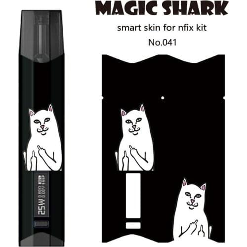 2021 Leaf Joker Skull Cat Che Gue Ara Ultra Thin Sticker for Nfix Case Skin Tape for Smok Nfix Vape Pod No Fade