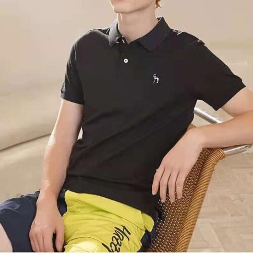 HAJISI High Quality Brand Printing Short Sleeved Summer Clothes Business Fashion Casual Mens Gift Polo Shirt -40