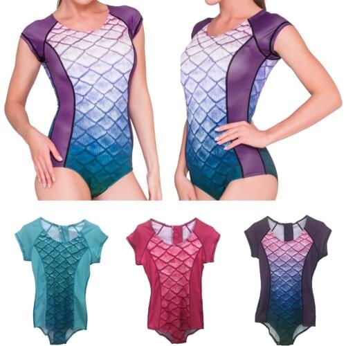 Women Girl Slim Swim Bikini Beach Bodysuit Anti-sun Surf Wetsuit S Purple