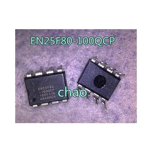 10pcs/lot EN25F80-100QCP EN25F80 DIP-8 Memory chip