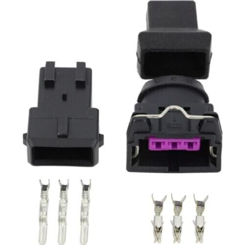 500 Sets 3 Pin Female And Male Wire Connector Automotive Plug DJ7031-3.5-11/21