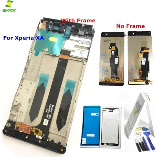 5.0" IPS LCD XA For SONY Xperia XA Display LCD F3111 F3112 F3115 F3116 Touch LCDs Screen Digitizer Assembly Replacement Parts