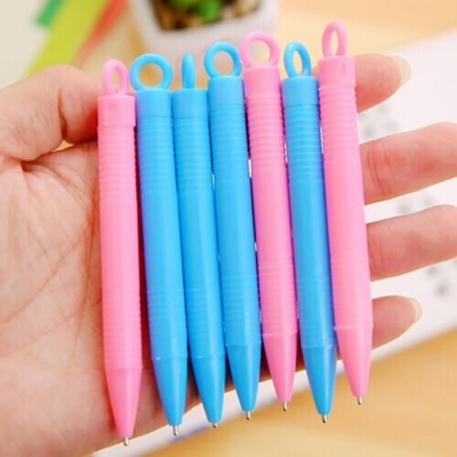 7Pc Magnetic Pen Whiteboard Marker Pen Students Supplies Board Pen Dry Graffiti Magnetic Black Random Drawing Color Pen Era C1W2