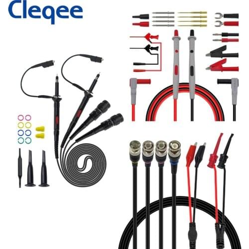 Cleqee P1260D Multi-function Test lead kit Oscilloscope Probe Replaceable Multimeter Test Lead