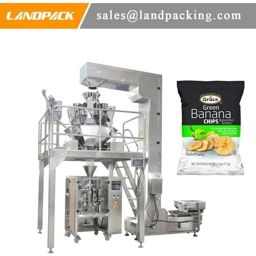 Banana Chips Automatic Vertical Form Fill Seal Machine Dried Fruit Snacks Packing Machine